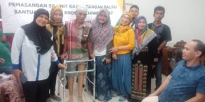 Penyandang Disabilitas Kota Tasikmalaya Peroleh Alat Bantu dari Pemerintah