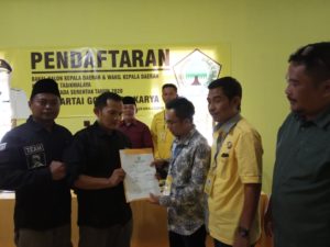 Iwan Saputra Utus Tim Relawan Ambil Formulir di Golkar