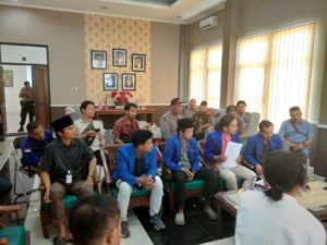 Diduga Adanya Pemalsuan Data Calon Wabup, PMII Kab.Tasikmalaya Gelar Audieunsi Ke Pengadilan Negeri