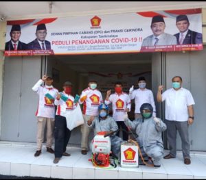 DPC Gerindra Kabupaten Tasikmalaya Cegah Penyebaran Covid-19