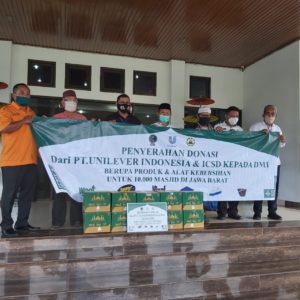 ICSD Bagikan 10.000 Bantuan Produk & Alat Kebersihan Se-Jawa Barat