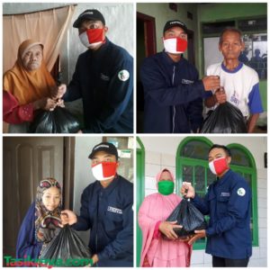 Media Online Tasikraya.com Bagikan Sembako Kepada Jompo