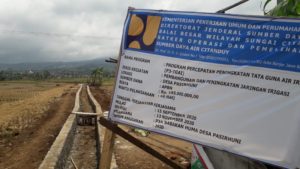 P3A Bangun Irigasi di Dusun Cijangkar, Akbar: Tetaplah Memberikan Peluang Bagi Para Petani