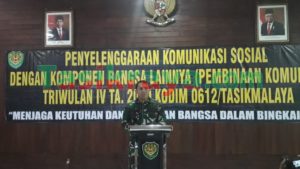 Kodim Tasikmalaya Ajak Insan Pers Jaga Keutuhan NKRI