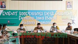 Pjs Bupati Kabupaten Tasikmalaya Hadiri Rakor Desk Pilkada Bidang Kamanan