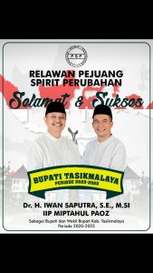 Relawan PSP Ucapkan Selamat Kepada Iwan-Iip