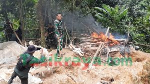 Ratusan Tambang Emas Ilegal di Karangjaya Ditutup