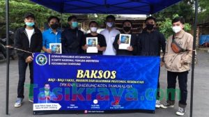 Pengurus KNPI Cihideung Gelar Bakti Sosial kepada Masyarakat