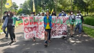 PMII Demo Dinas Kesehatan, Pertanyakan Insentif Nakes