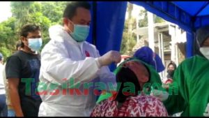 Dua Orang Calon Penumpang Positif Saat Polreskab Tasikmalaya Gelar Rapid Test di Terminal Singaparna