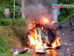 Sopir Angkot 018 Tewas Dalam Kecelakaan di Daerah Cisayong