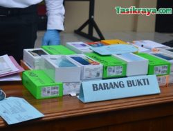 Gasak 51 HP Android di Bantarkalong, 2 Pelaku Ditangkap Polres Tasikmalaya