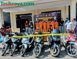 6 Unit Motor Diamankan dari Komplotan Curanmor Tasela