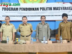 Kesbangpol Gelar Pendidikan Politik di Kecamatan Puspahiang