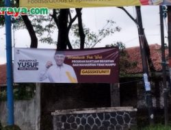 Spanduk Calon Peserta Pemilu Sudah Bertebaran di Kota Tasik