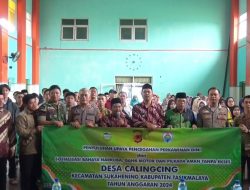 Polsek Cisayong Sosialisasikan Bahaya Narkoba, Genk Motor, dan Knalpot Bronk di Desa Calingcing