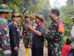 Curah Hujan Tinggi Perbatasan Sukaratu-Cisayong Longsor