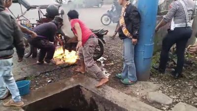 Becak Motor Milik Wahid Terbakar, Polisi Berikan Sembako