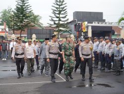 Polres Gelar Pasukan, Pastikan Keamanan Hari Jadi Kabupaten Tasikmalaya ke-393