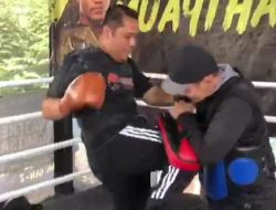 Buka Sparing Day Muaythai, Kapolres Tasikmalaya Ajak Kolaborasi Anggota Polisi Muda