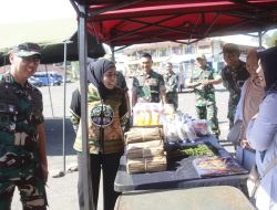Dandim 0612/Tasikmalaya Pantau Bazar Ramadhan TNI