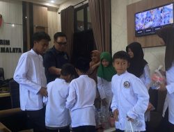 Jemput Keberkahan Satreskrim Polres Tasikmalaya Ketuk Pintu Langit Berbagi dengan Anak Yatim