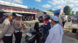 Cara Humanis Satlantas Polres Tasikmalaya Pelanggar di Ceramahi Ustad