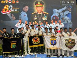 Sabet Emas Kapolri Cup Taekwondo 2026, Anggota Satlantas Polres Tasikmalaya Harumkan Polda Jabar