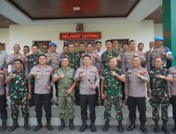 Jaga Kondusifitas Wilayah Dua Kapolres Tasikmalaya Perkuat Sinergitas dengan Kodim/0612