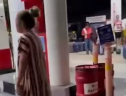 Tiga kali Antre Ibu Muda Ngamuk di SPBU Cipatujah Gara-gara Kehabisan Bensin